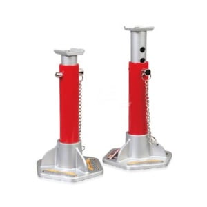 Axle Stands (pair) - 3 Tonne Steel with Aluminium Base Plates