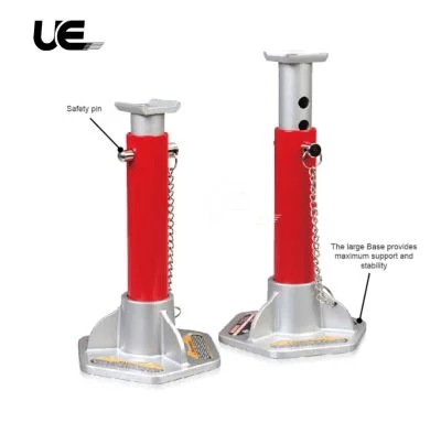 Axle Stands (pair) - 3 Tonne Steel with Aluminium Base Plates - Image 2