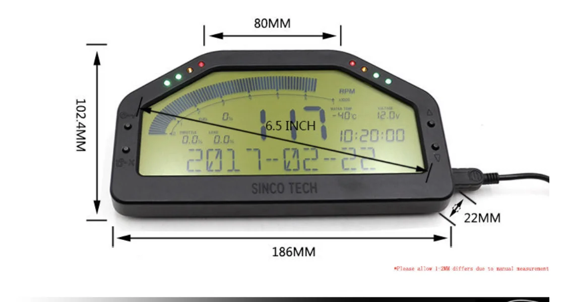 Race Car Dashboard 904