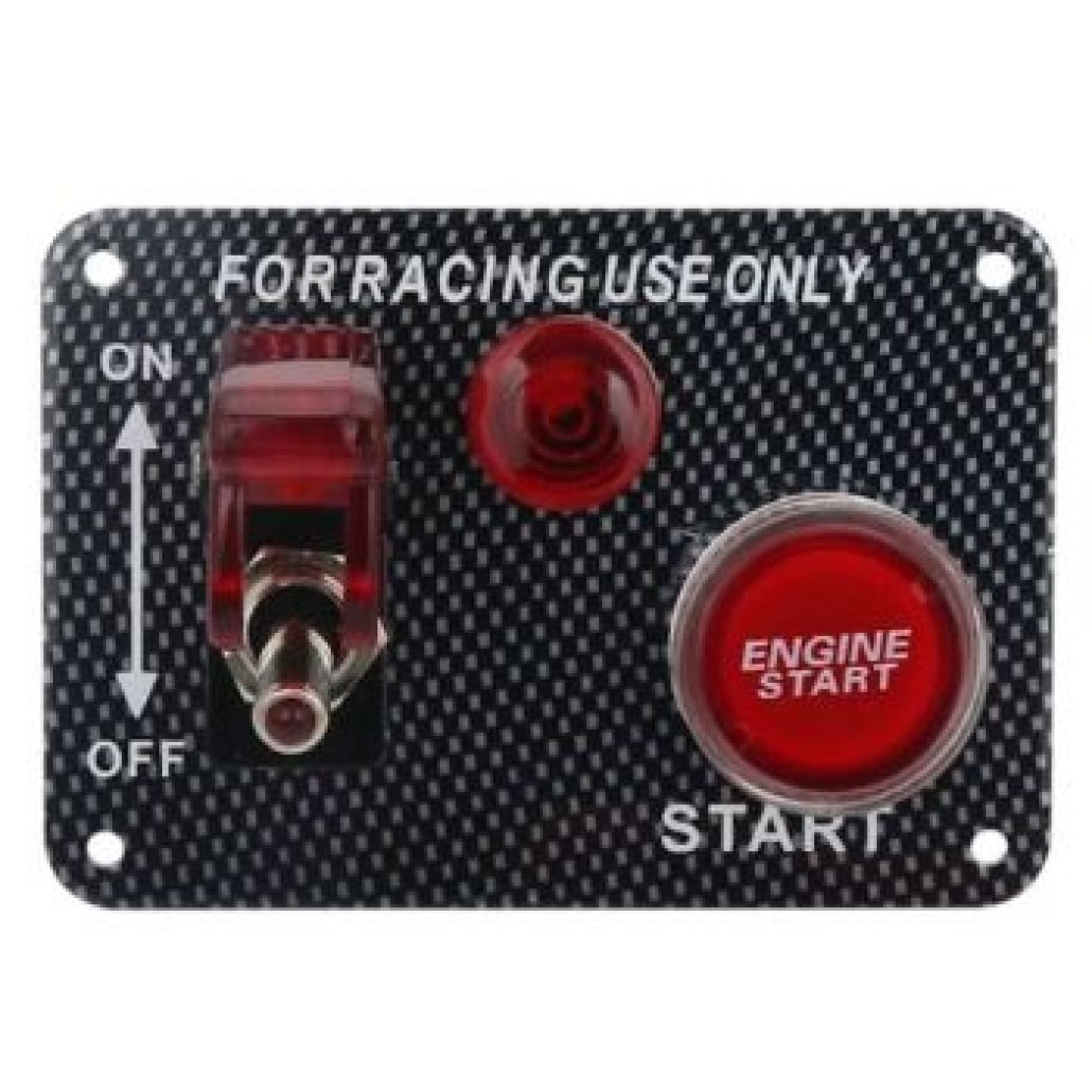 Racing Kill Switch /Start Button - 24 Red Racing
