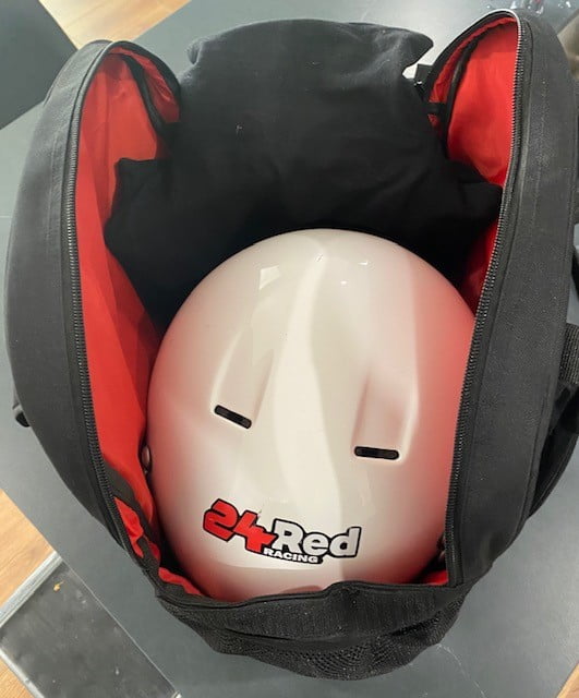 Helmet and Hans Bag ++++++ 24 Red Racing