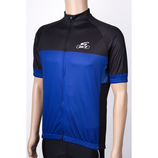 Men's Blue Cycle Shirt 24 Red Racing