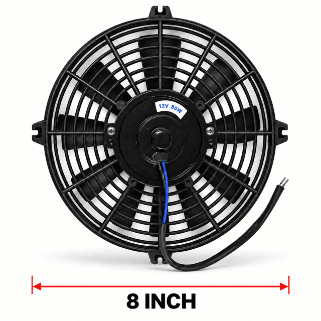 12V Radiator Cooling fan 8 inch